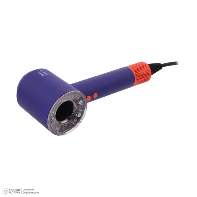 سشوار خانگی 220 وات دایسون مدل Supersonic hd16، موتور AC، وزن 2140 گرم، دارای سری برس‌دار  101788060