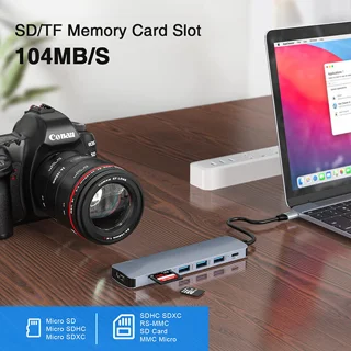 هاب 7 پورت USB-C مدل HB036 101736278